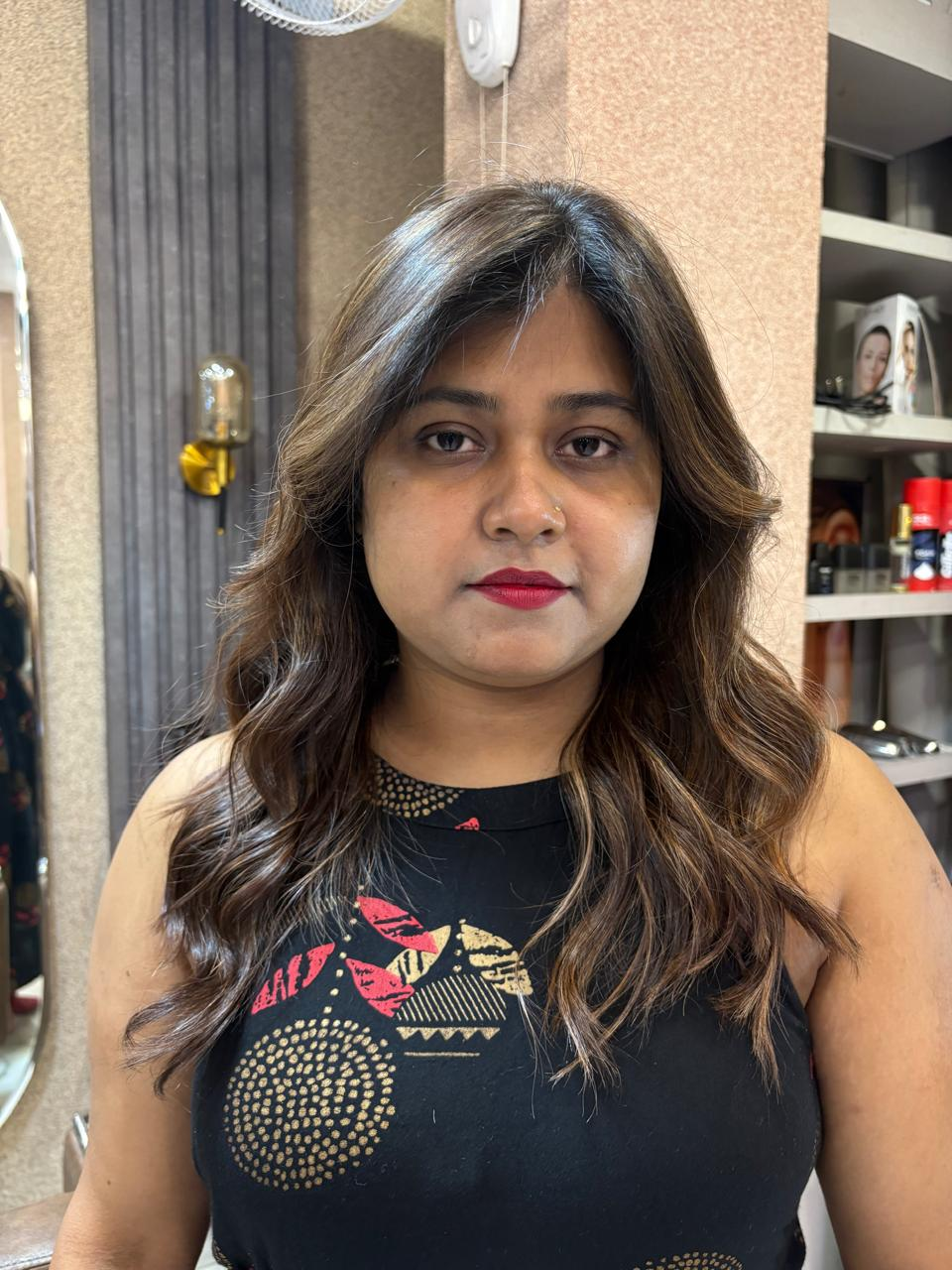 Warm Brunette Layers by H S Hair Studio
