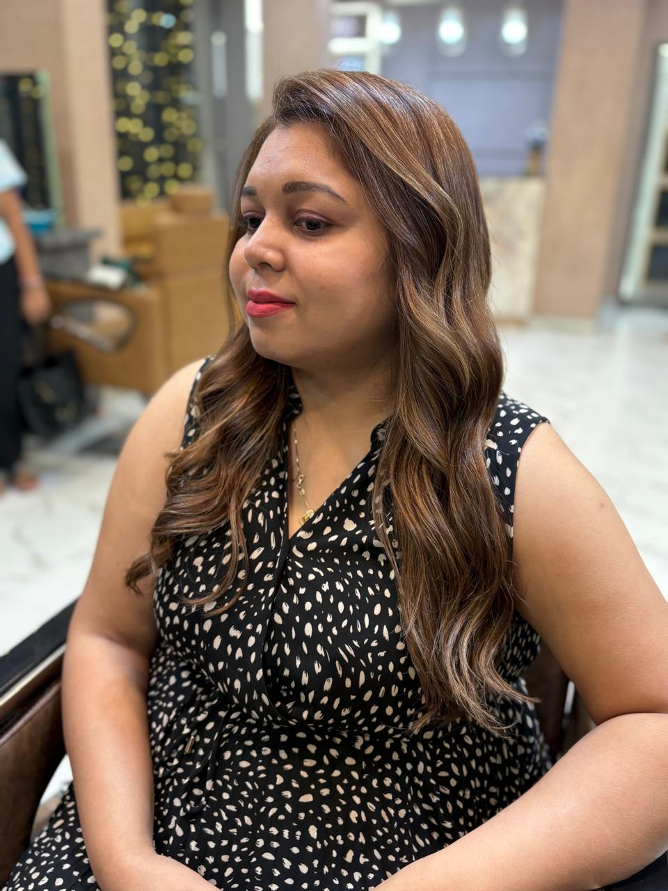 Caramel Highlight Finish by H S Hair Studio
