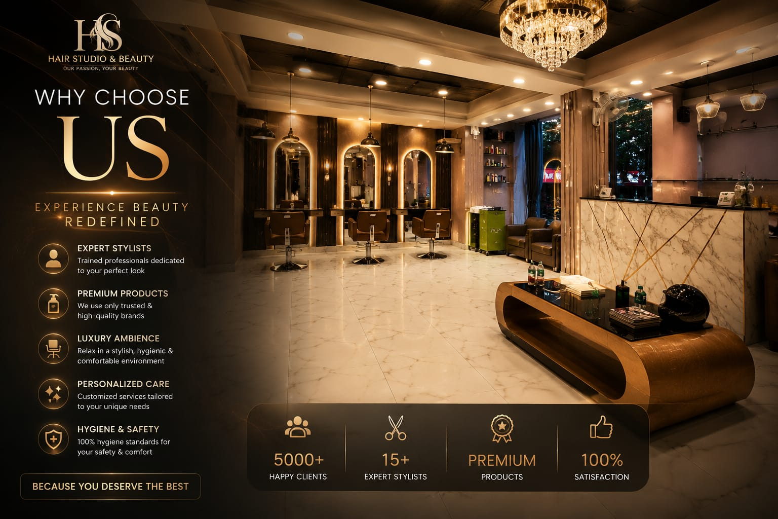 Why choose H S Hair Studio and Beauty